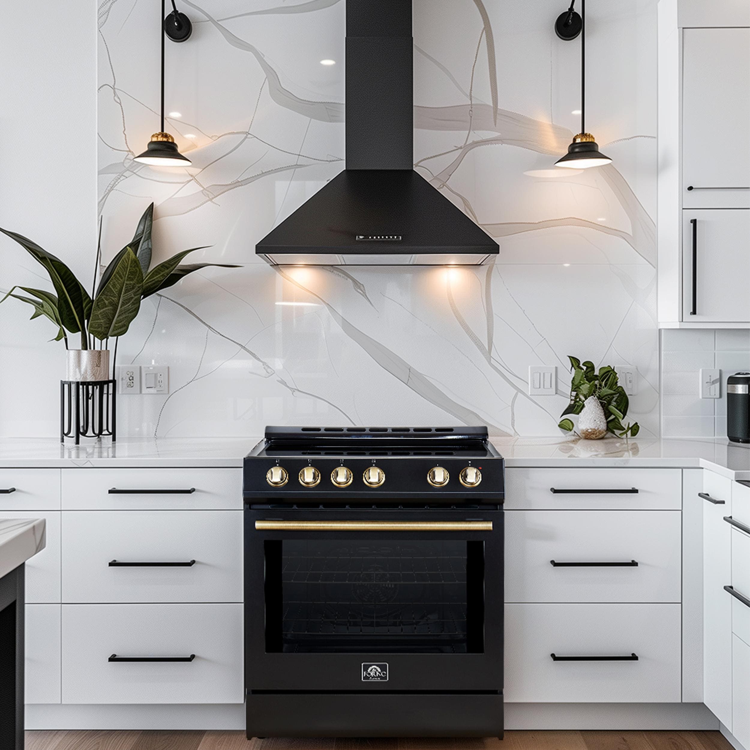 Forno FFSEL601230BLK Black
