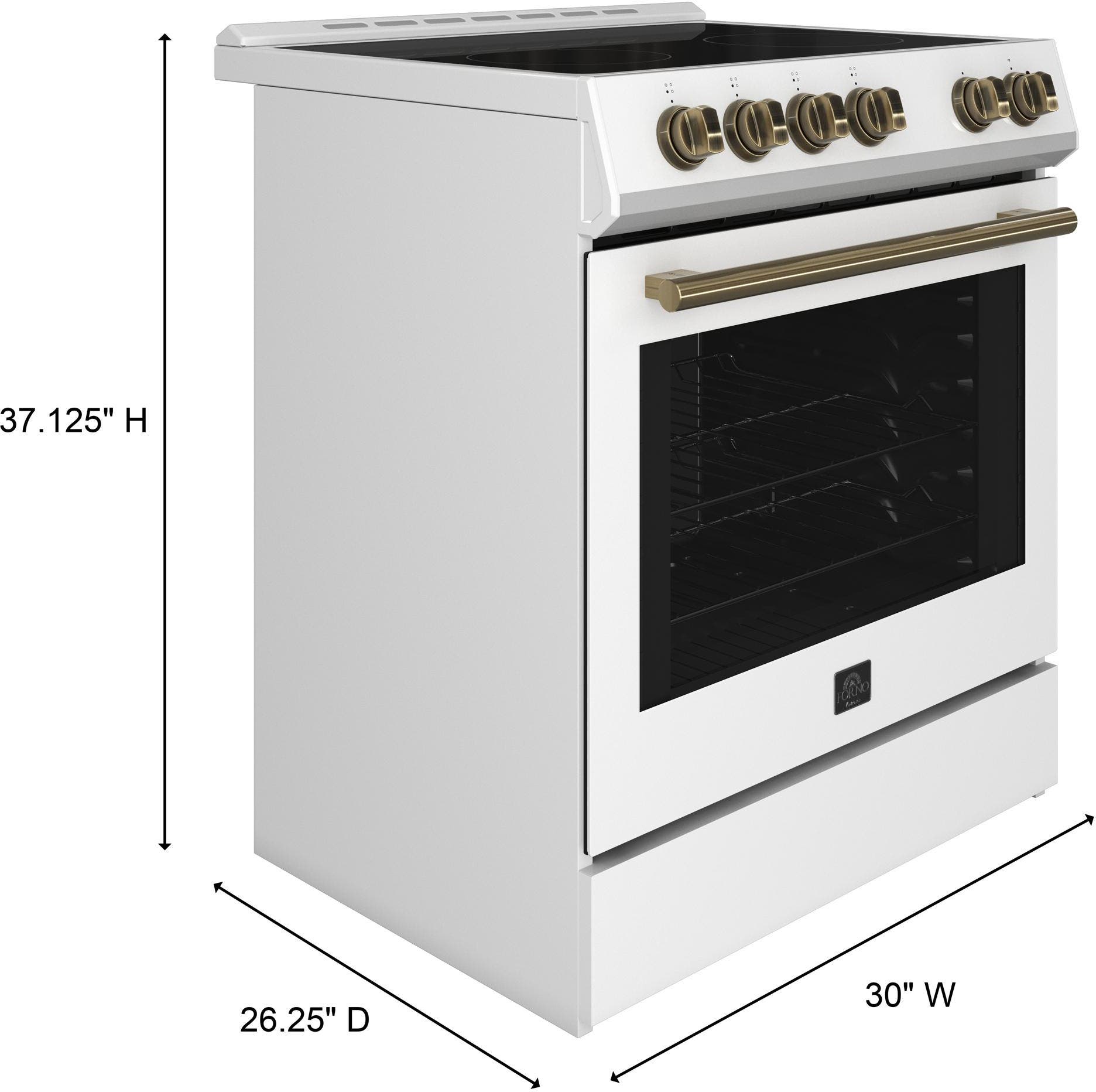 Forno FFSEL601230WHT White