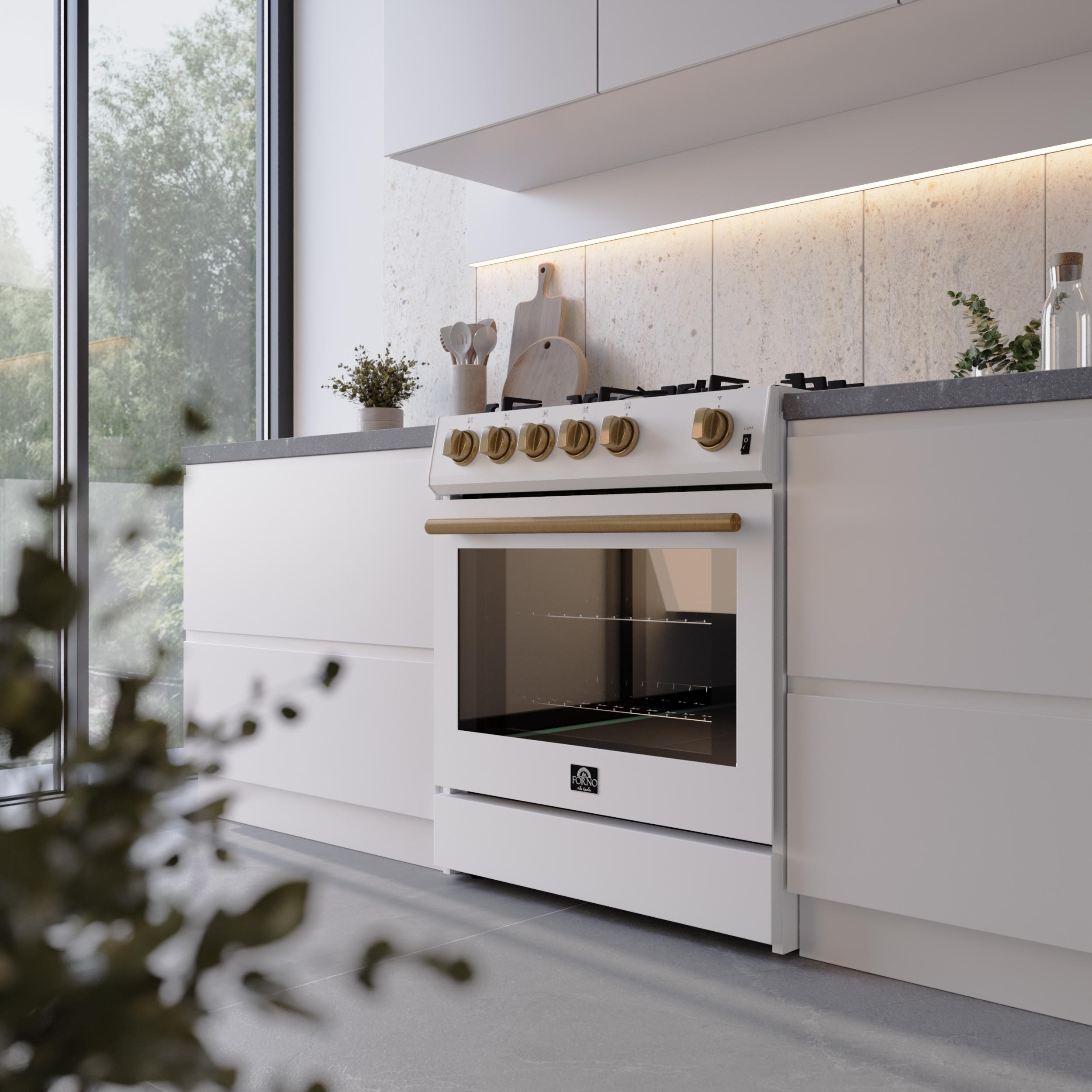 Forno FFSGS111630WHT White