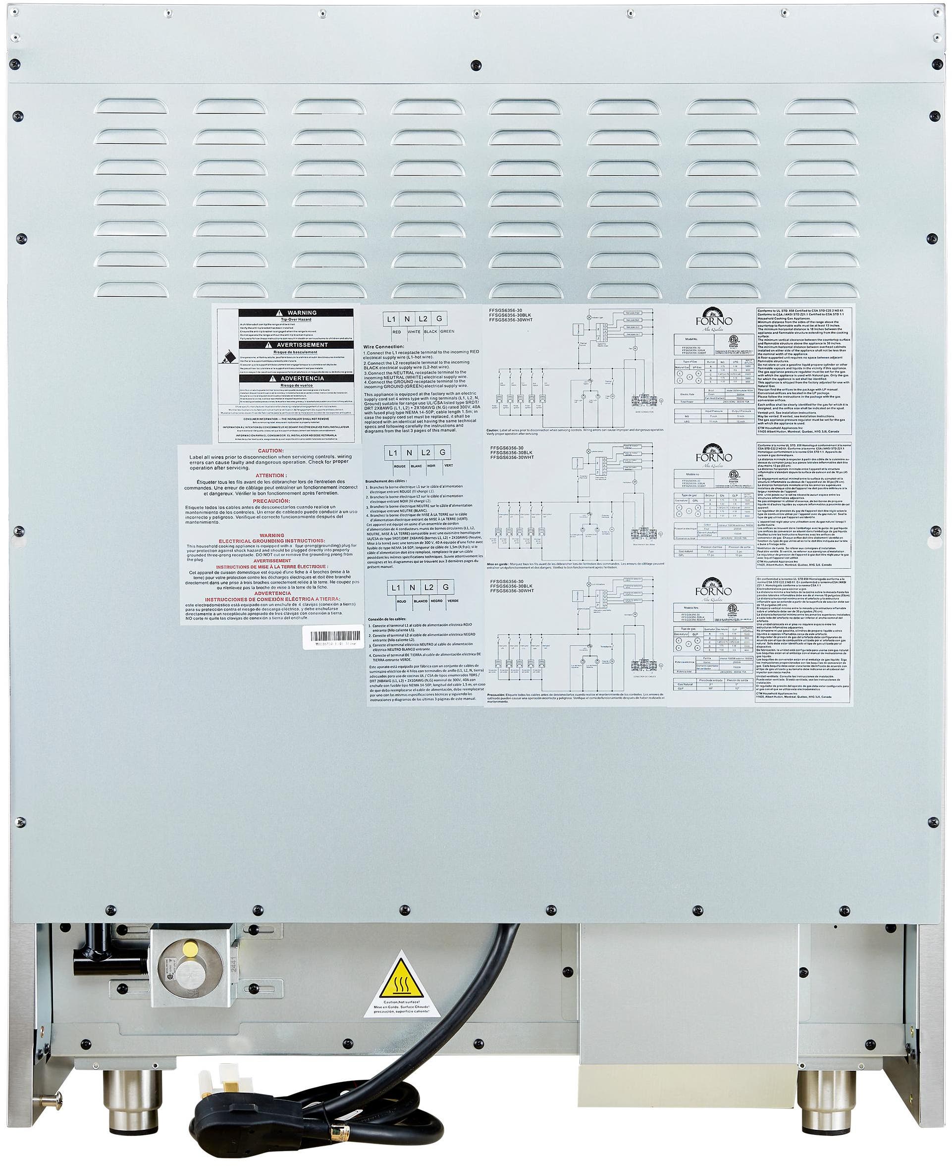 Forno FFSGS635630WHT White