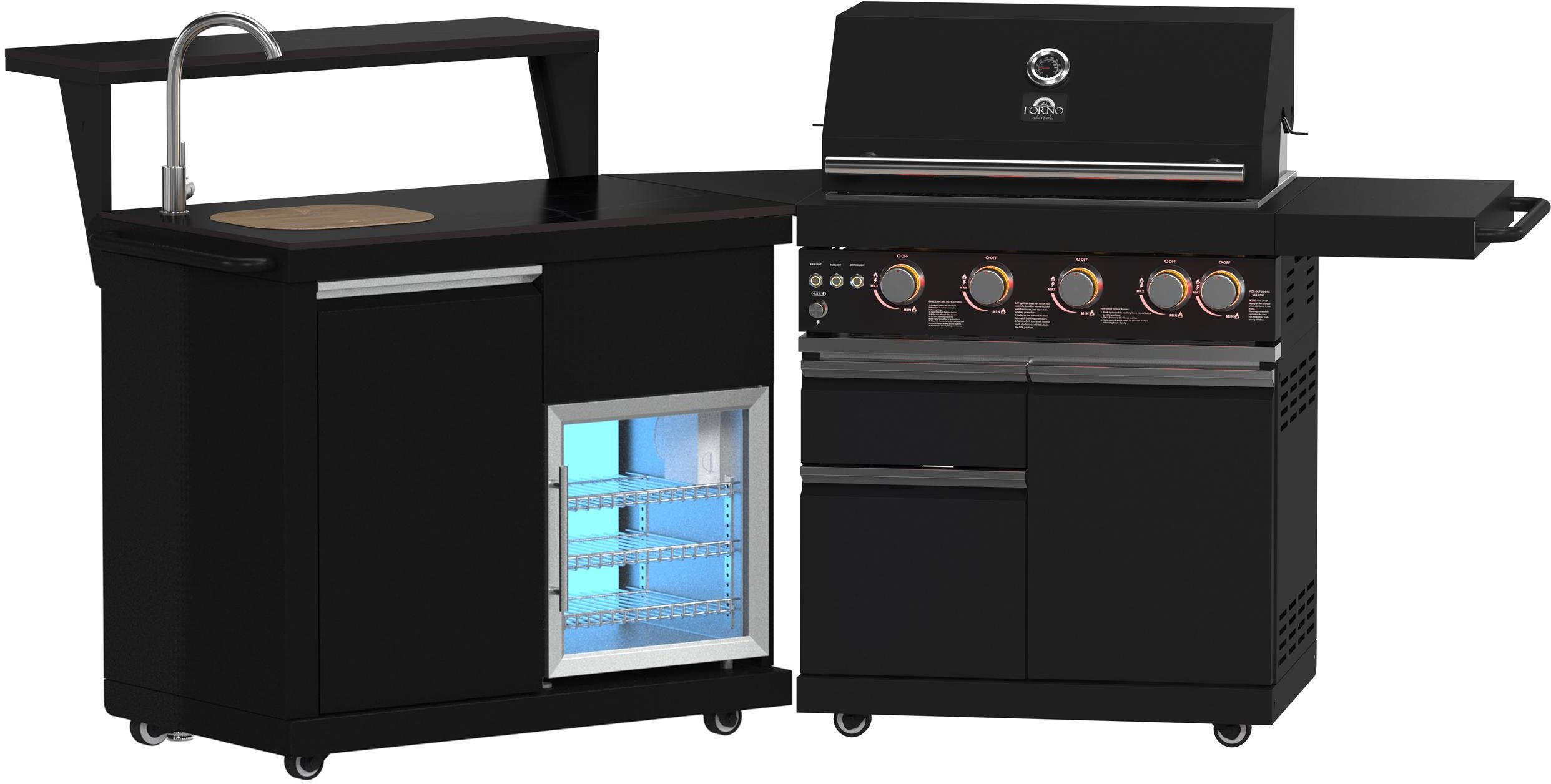 Forno FODKT2582BLK Black