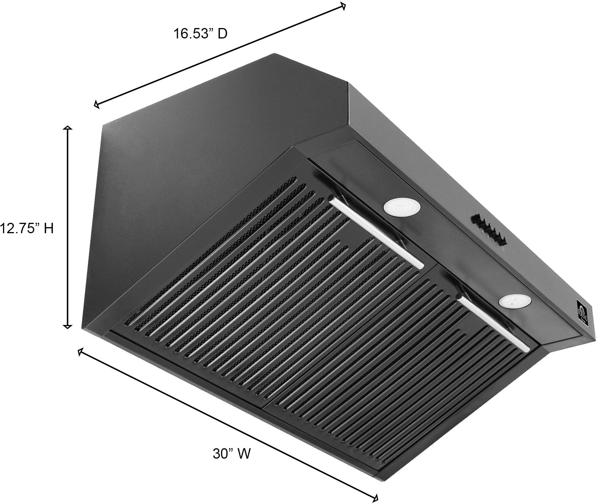 Forno FRHUC525530BLK Black
