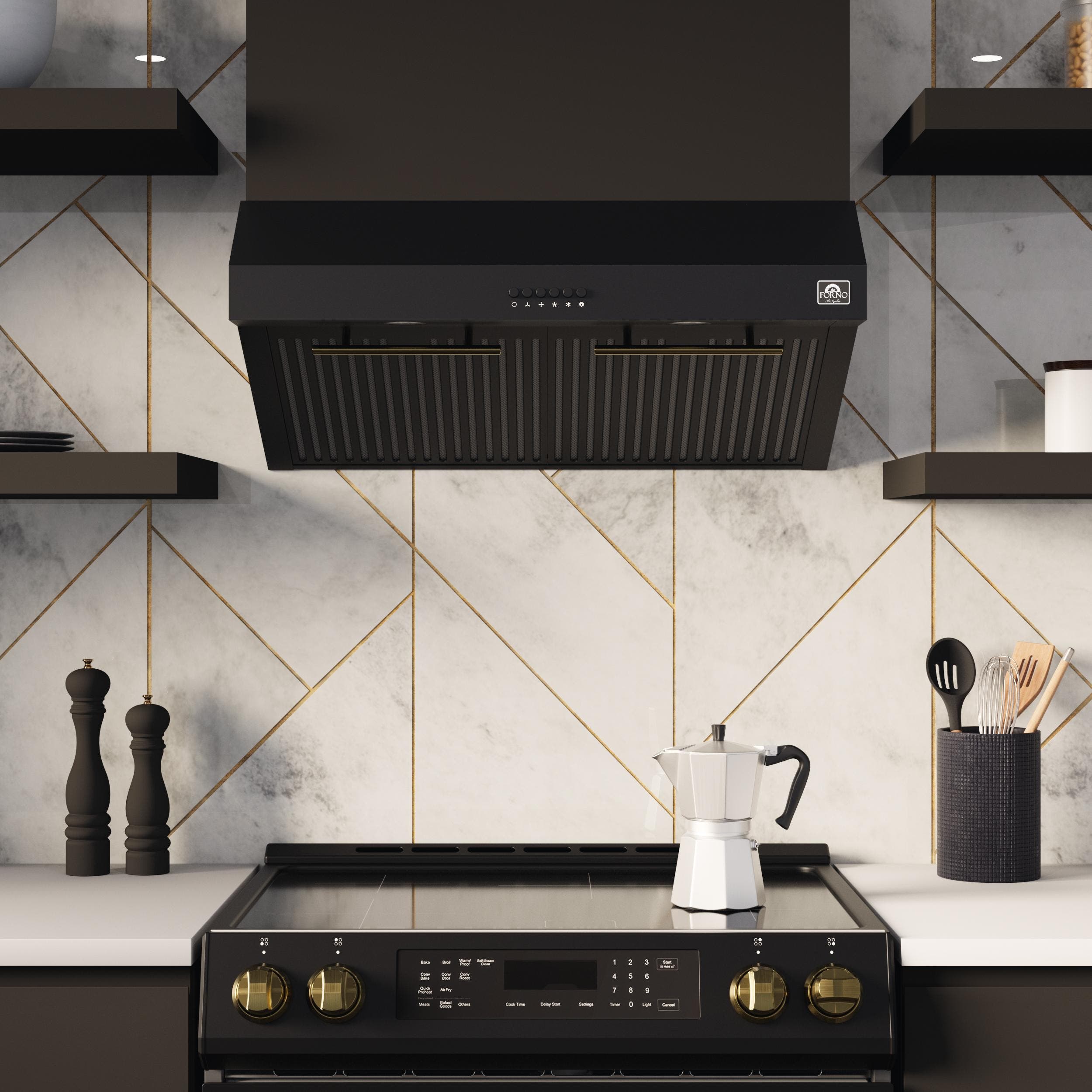Forno FRHUC525530BLK Black