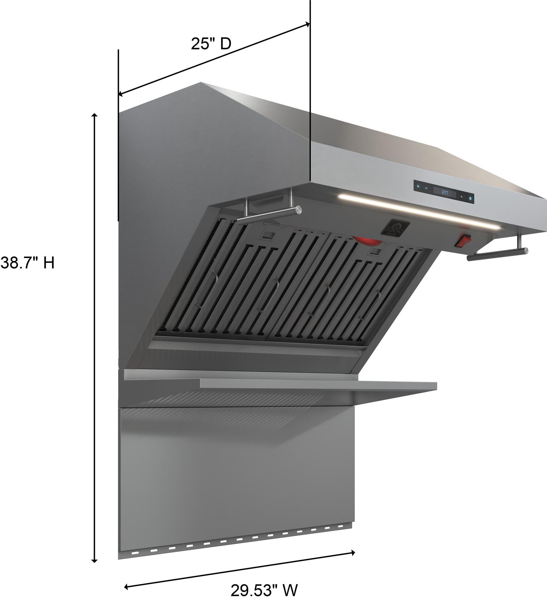 Forno FRHWM502930 30", Stainless Steel