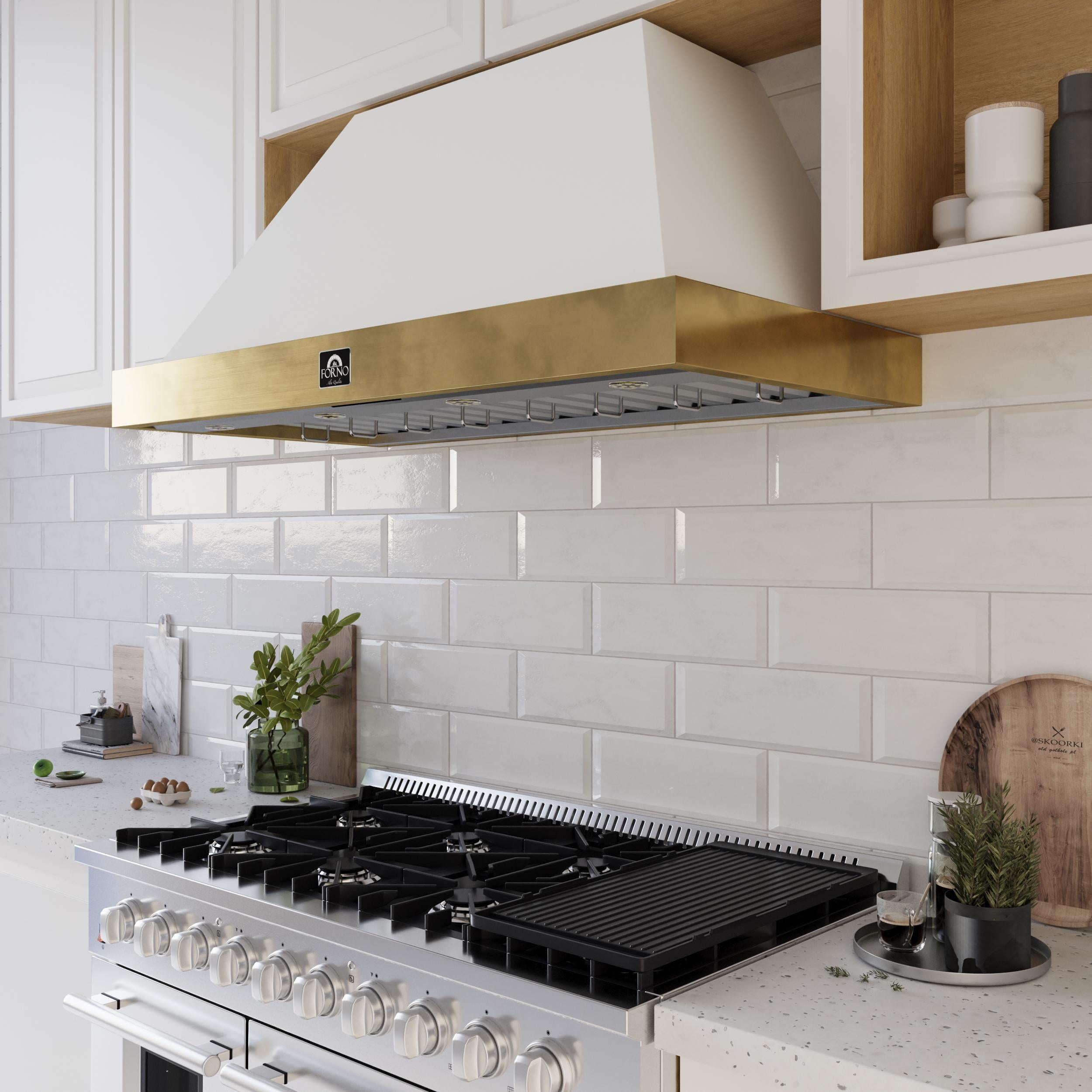 Forno Vittorio Series Wall Mount Range Hood - Thumbnail 4