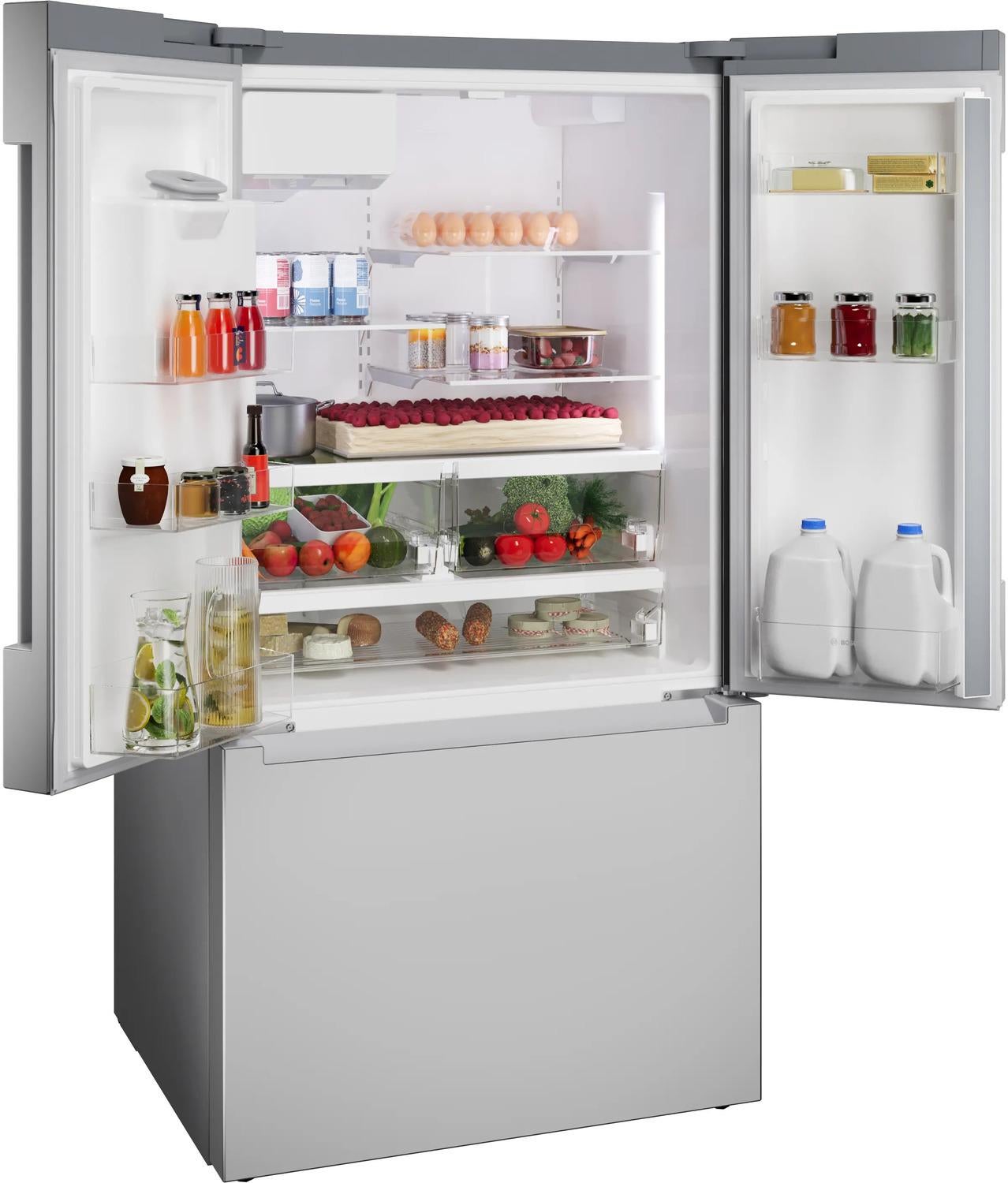 Bosch B36FD10ENS 36 Inch Freestanding French Door Bottom Mount