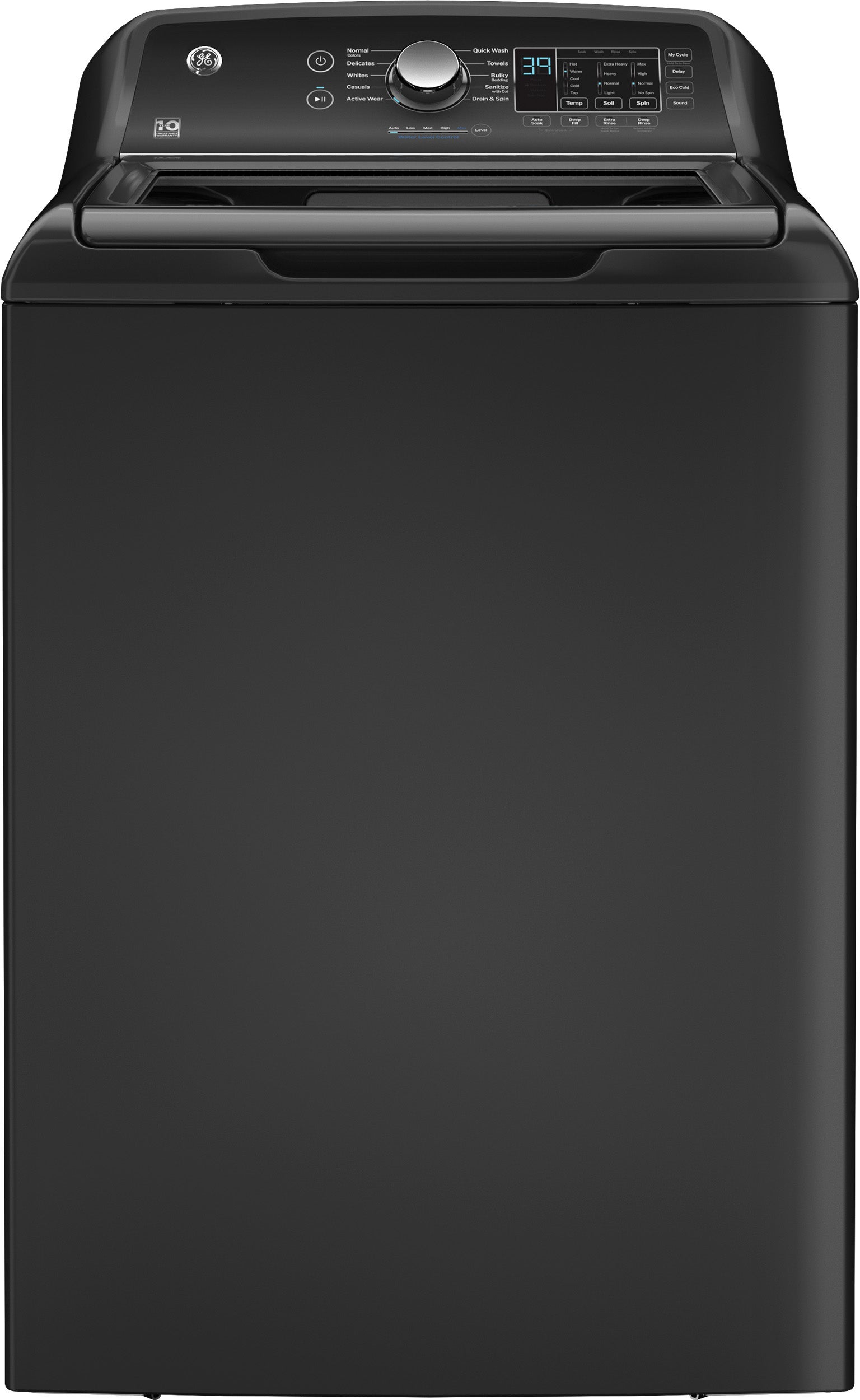GE GTW585BPVDG 27 Inch 4.5 Cu. Ft. Top Load Washer Diamond Gray