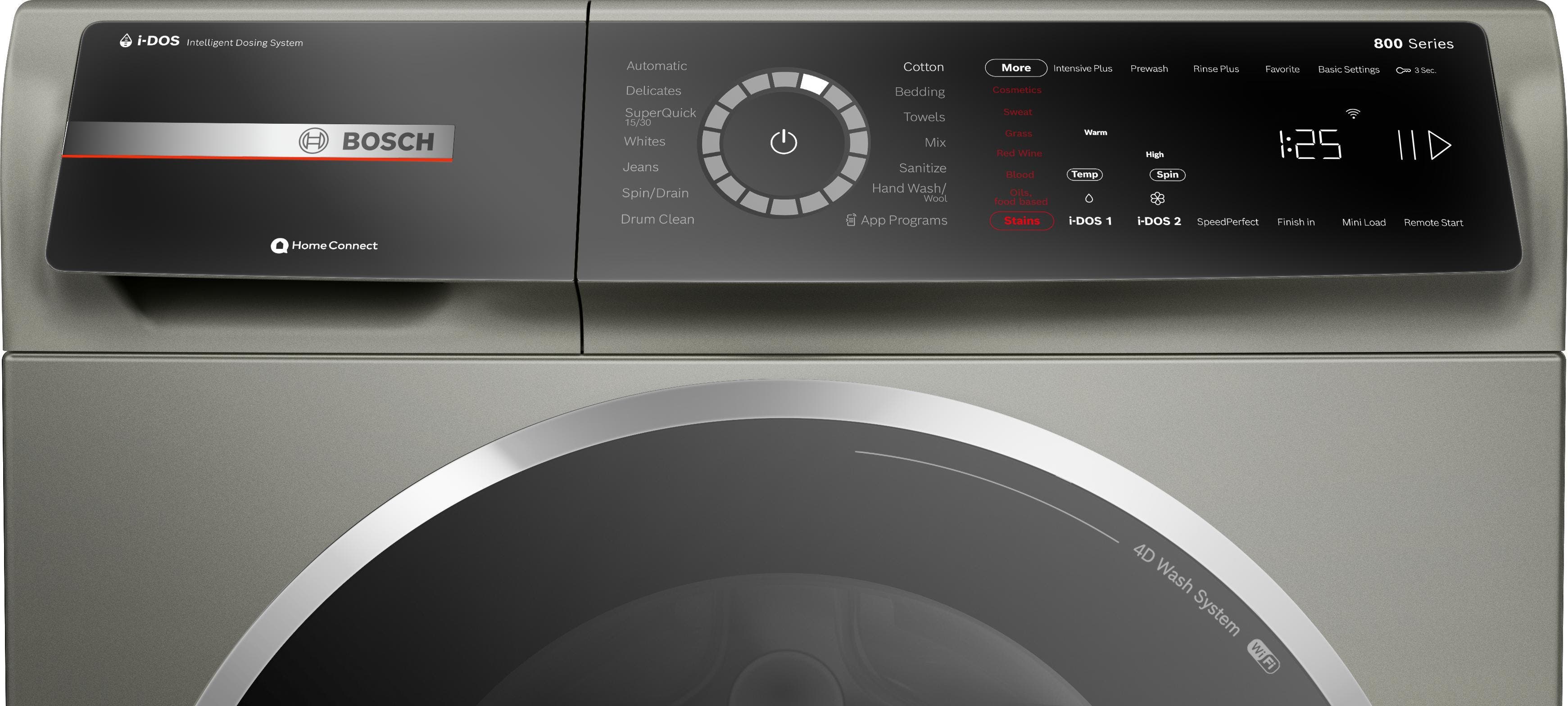 Bosch WGB246AXUC Pearl Steel