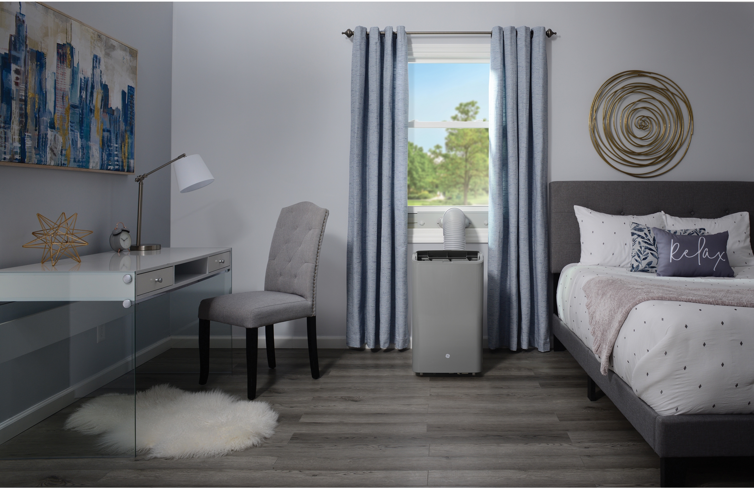 GE APWD07JASG 7,500 Btu, Gray