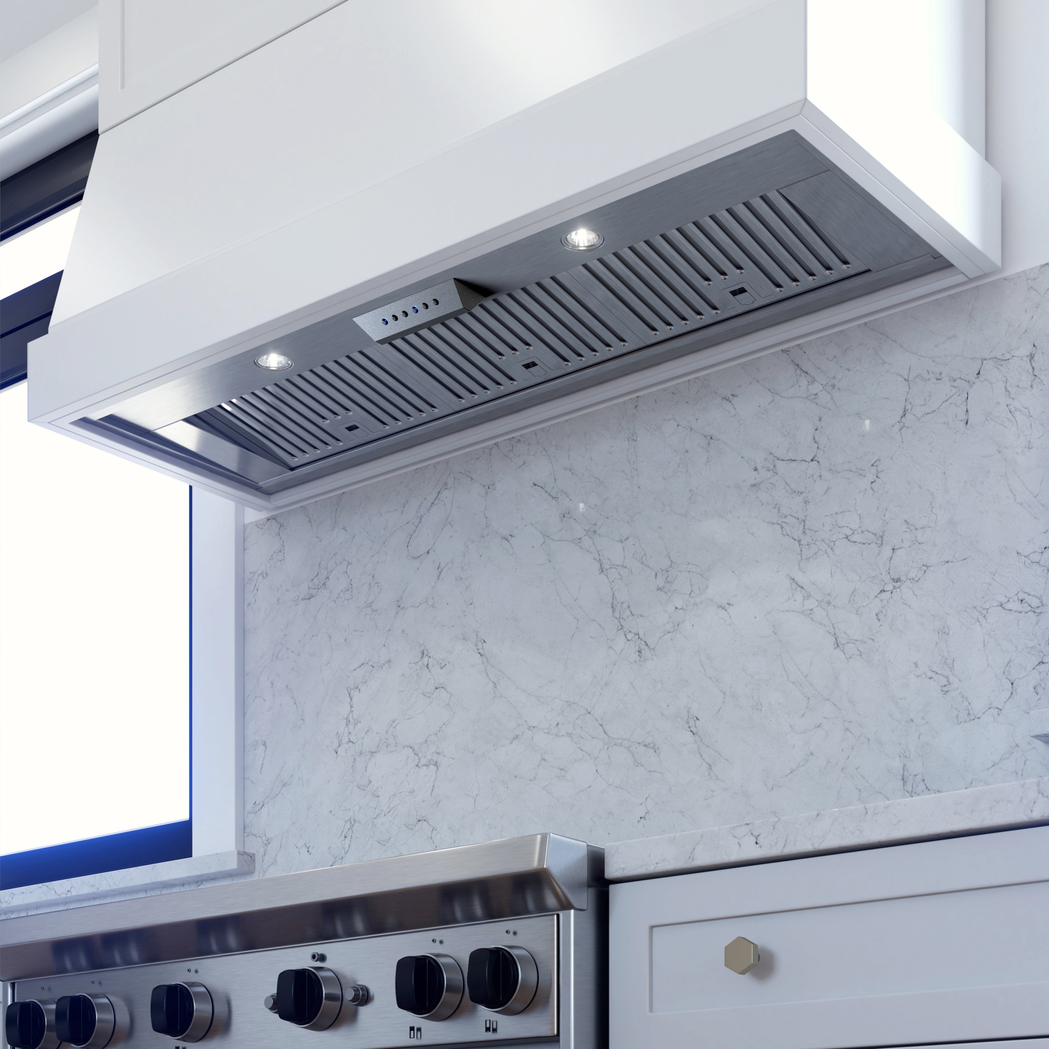 XO XOI33KSE Cabinet Insert Hood Stainless Steel | Plesser's Appliances