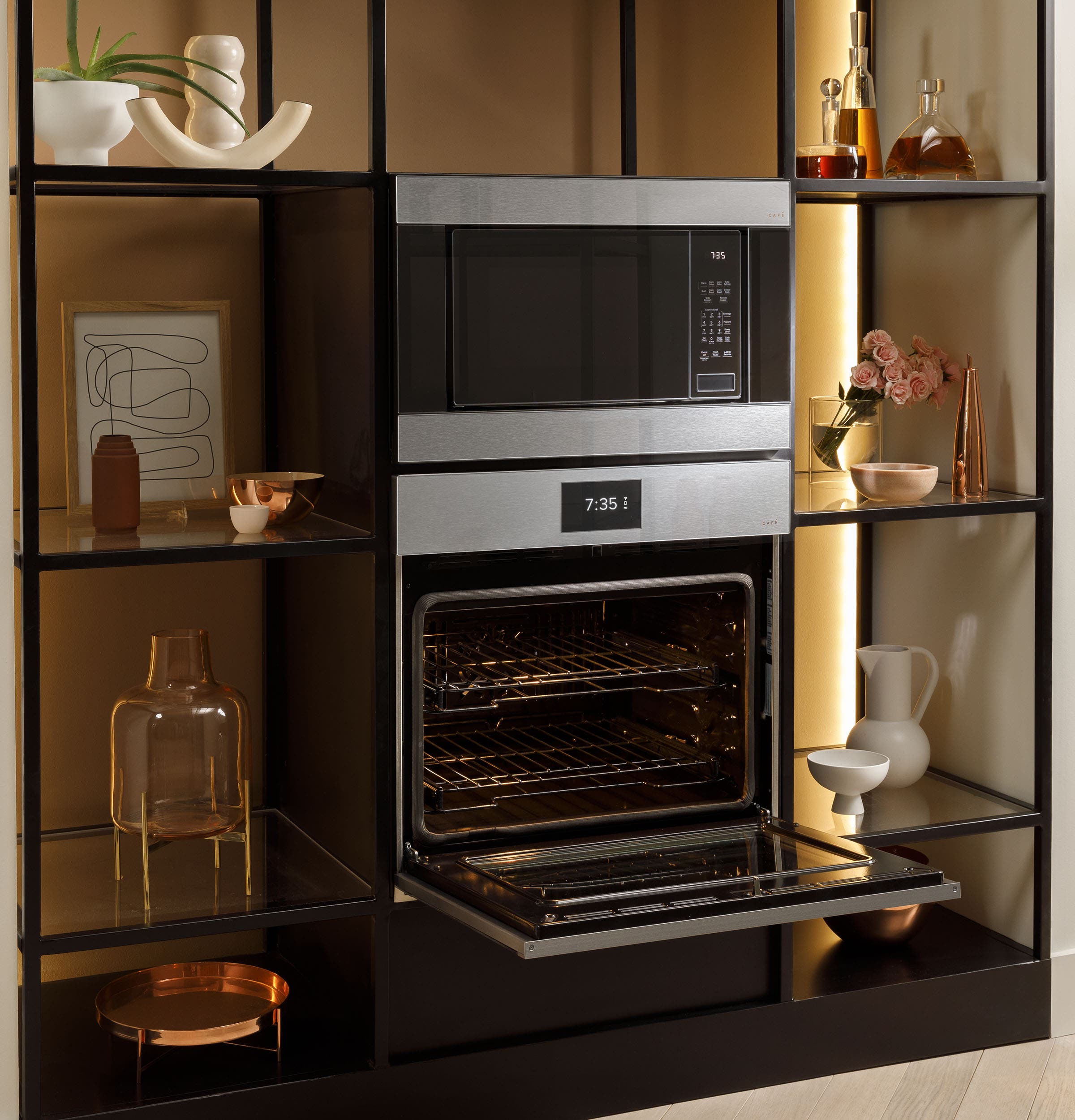 Cafe CTS90DM2NS5 Platinum Glass