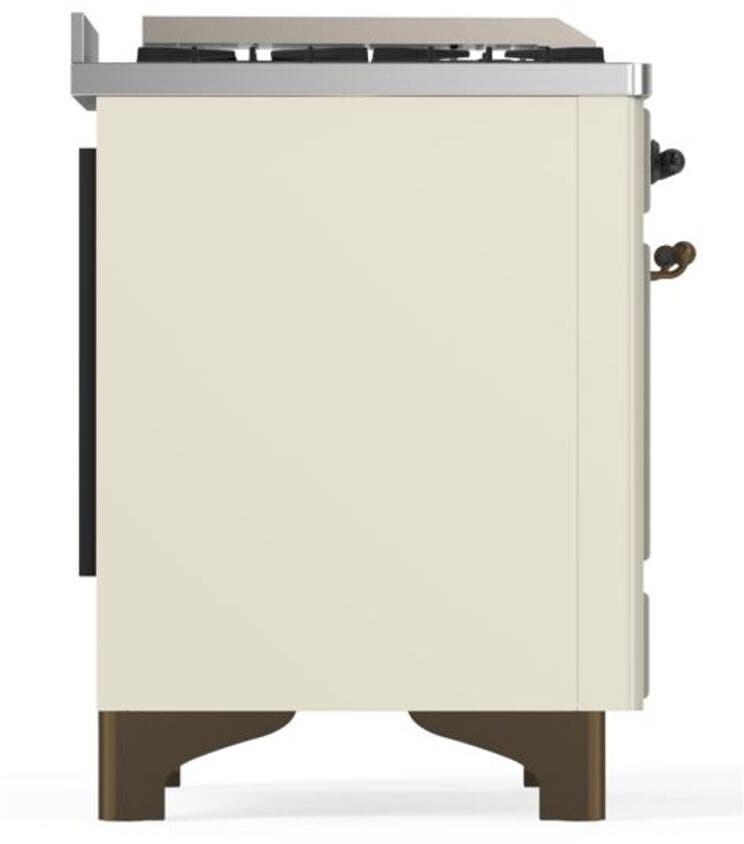 Ilve UM09FDNS3AWBLP Liquid Propane In Antique White W/ Bronze Trim