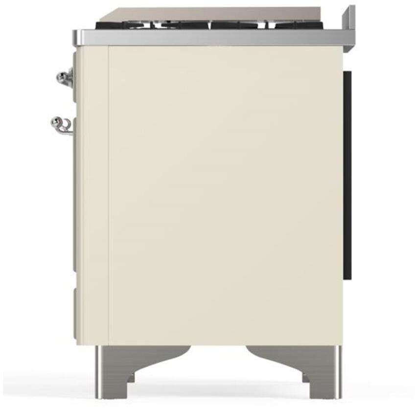 Ilve UM09FDNS3AWCLP Liquid Propane In Antique White W/ Chrome Trim