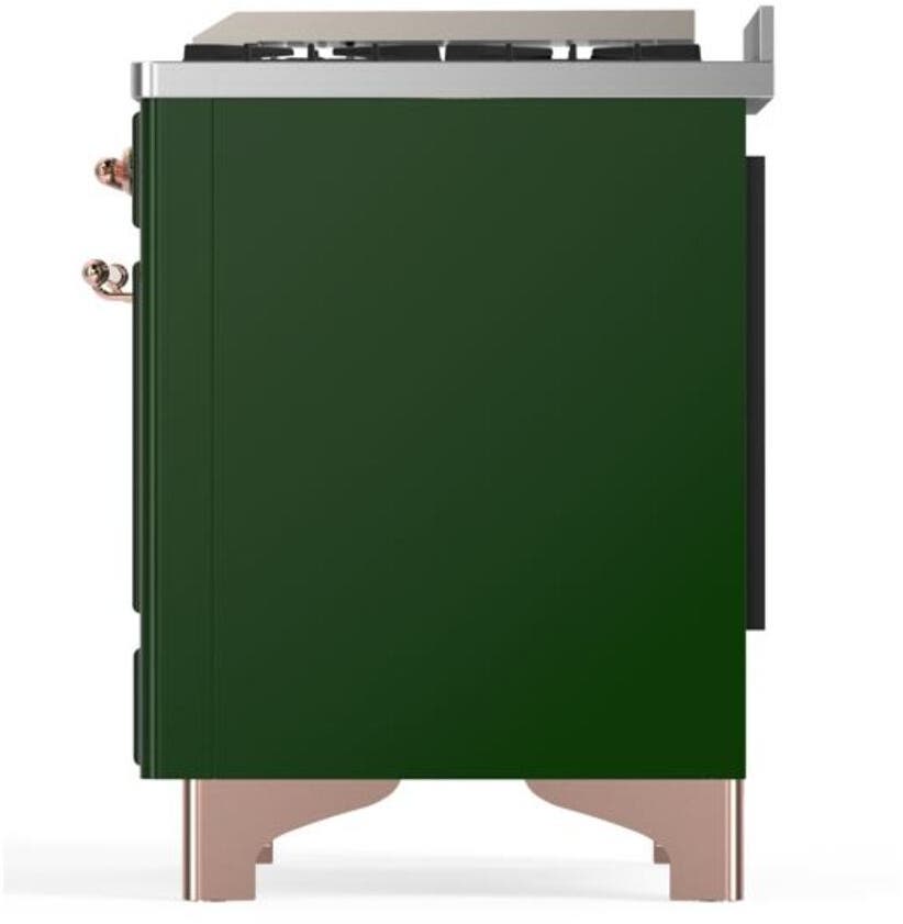 Ilve UM09FDNS3EGPLP Liquid Propane In Emerald Green W/ Copper Trim