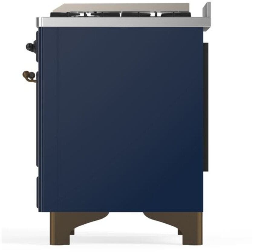 Ilve UM09FDNS3MBB Natural Gas In Midnight Blue W/ Bronze Trim