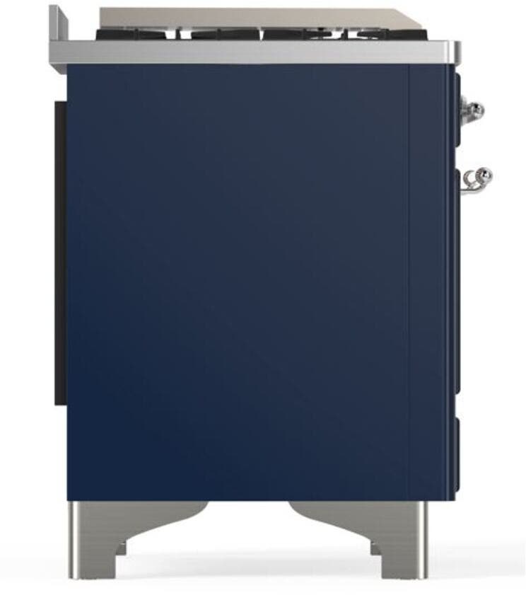 Ilve UM09FDNS3MBCLP Liquid Propane In Midnight Blue W/ Chrome Trim