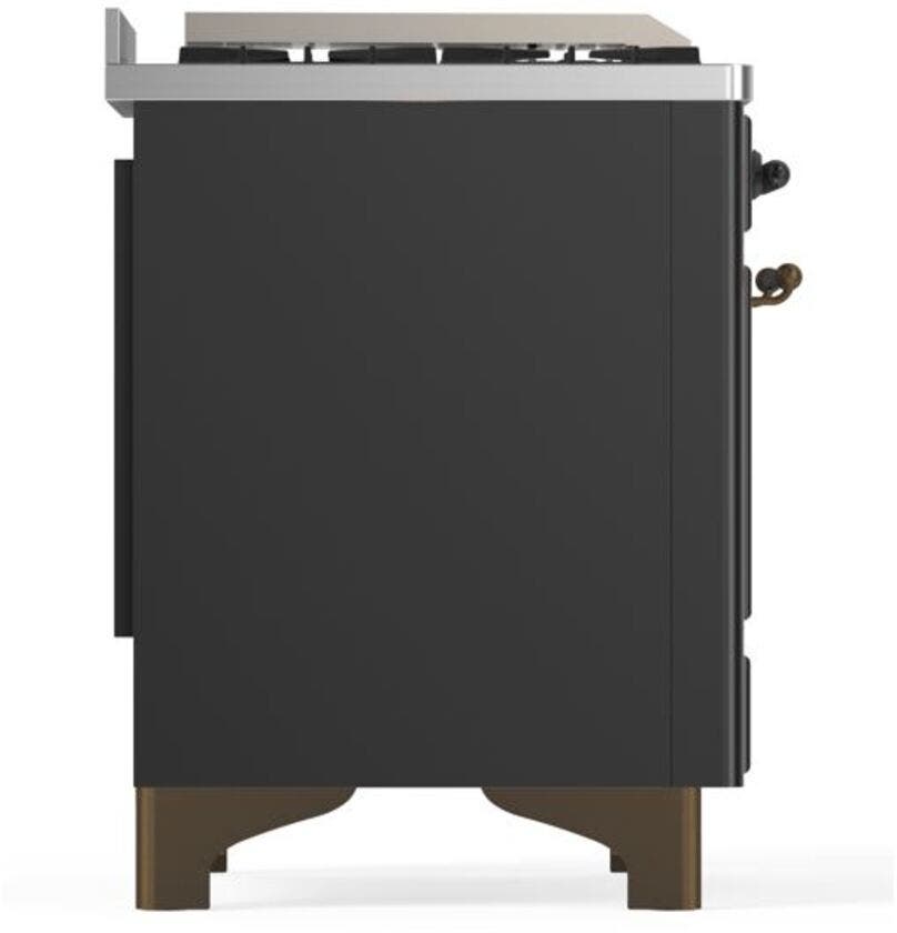 Ilve UM09FDNS3MGB Natural Gas In Matte Graphite W/ Bronze Trim
