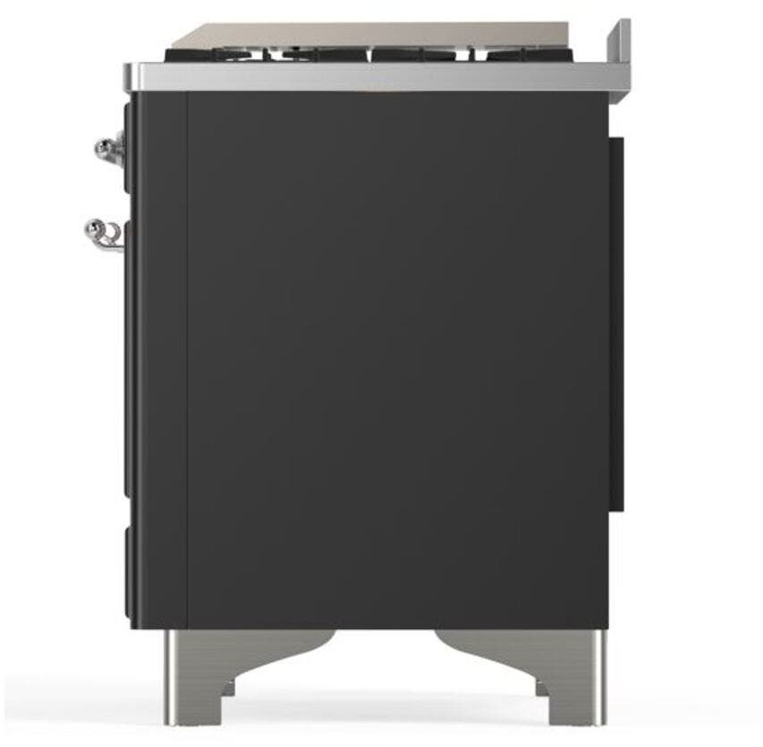 Ilve UM09FDNS3MGC Natural Gas In Matte Graphite W/ Chrome Trim