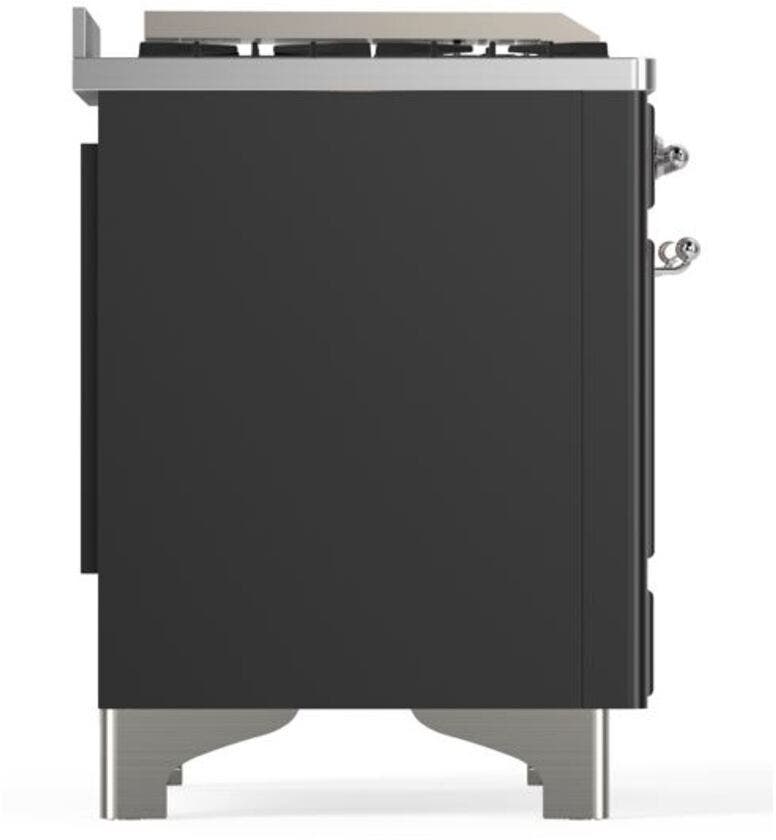 Ilve UM09FDNS3MGC Natural Gas In Matte Graphite W/ Chrome Trim