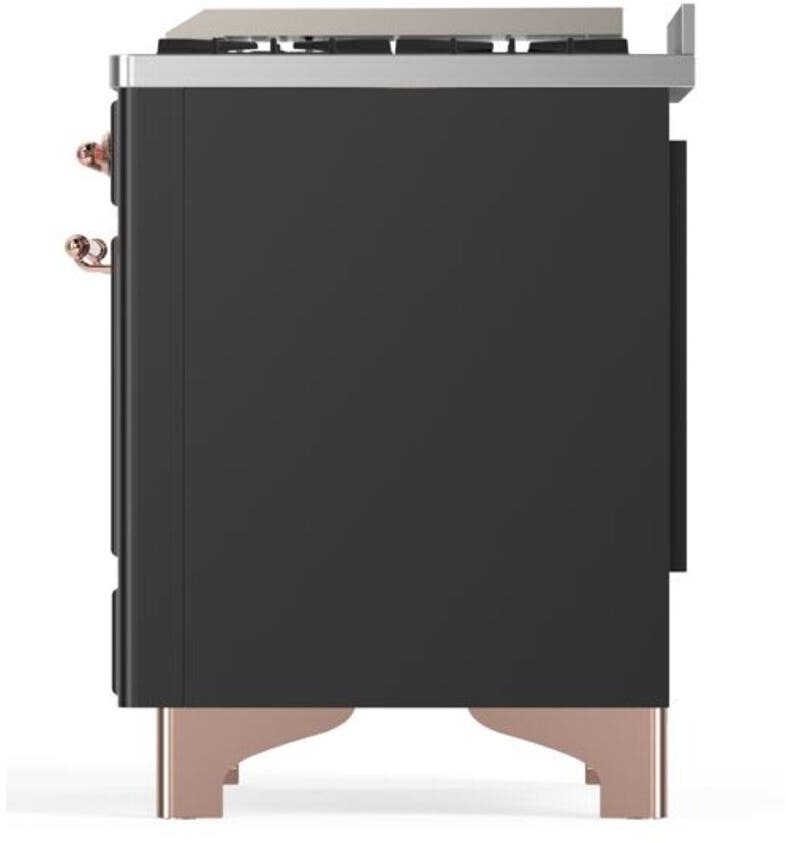 Ilve UM09FDNS3MGPLP Liquid Propane In Matte Graphite W/ Copper Trim