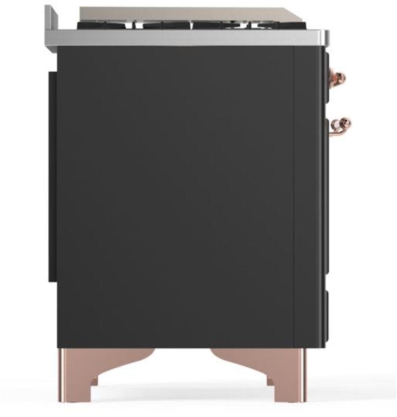 Ilve UM09FDNS3MGPLP Liquid Propane In Matte Graphite W/ Copper Trim