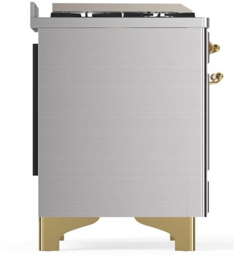 Ilve UM09FDNS3SSGLP Liquid Propane In Stainless Steel W/ Brass Trim