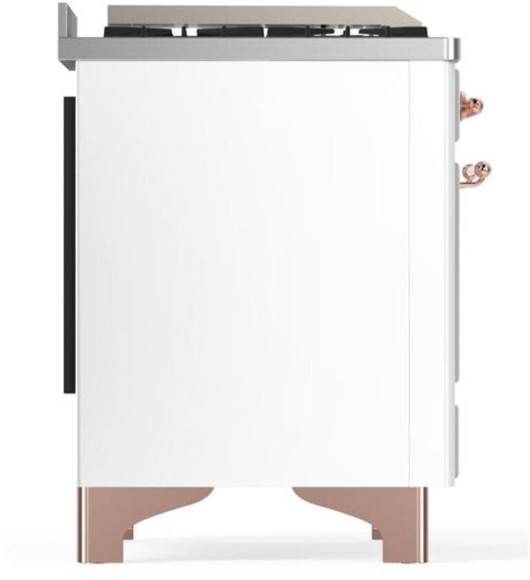 Ilve UM09FDNS3WHP Natural Gas In White W/ Copper Trim