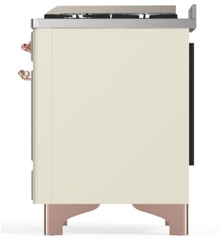 Ilve UM09FDQNS3AWPLP Liquid Propane In Antique White W/ Copper Trim