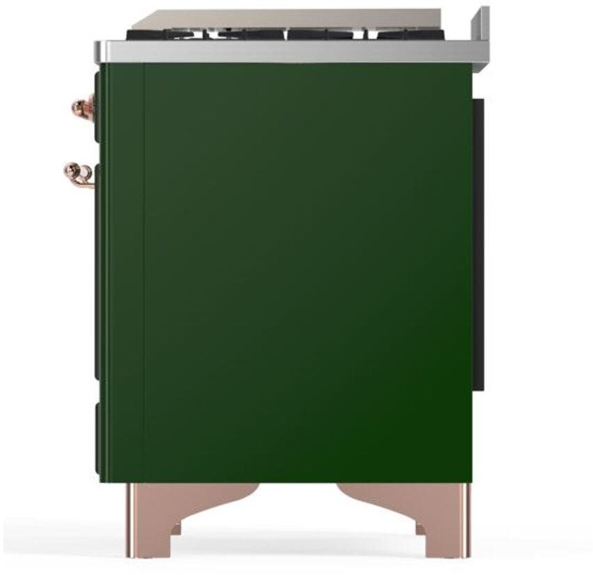 Ilve UM09FDQNS3EGP Natural Gas In Emerald Green W/ Copper Trim