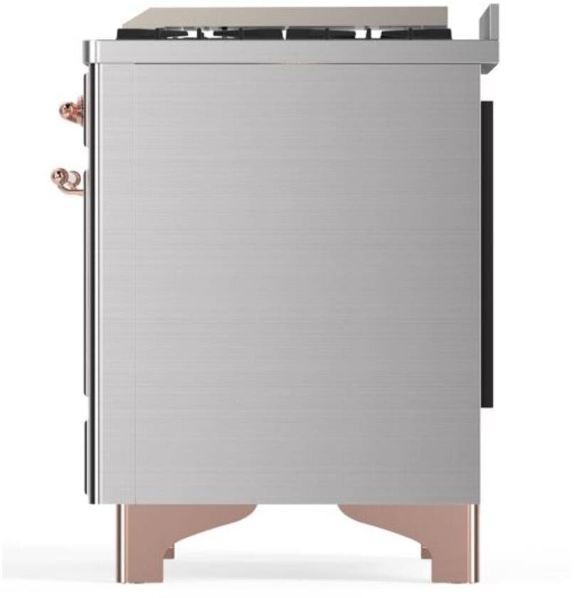 Ilve UM09FDQNS3SSPLP Liquid Propane In Stainless Steel W/ Copper Trim