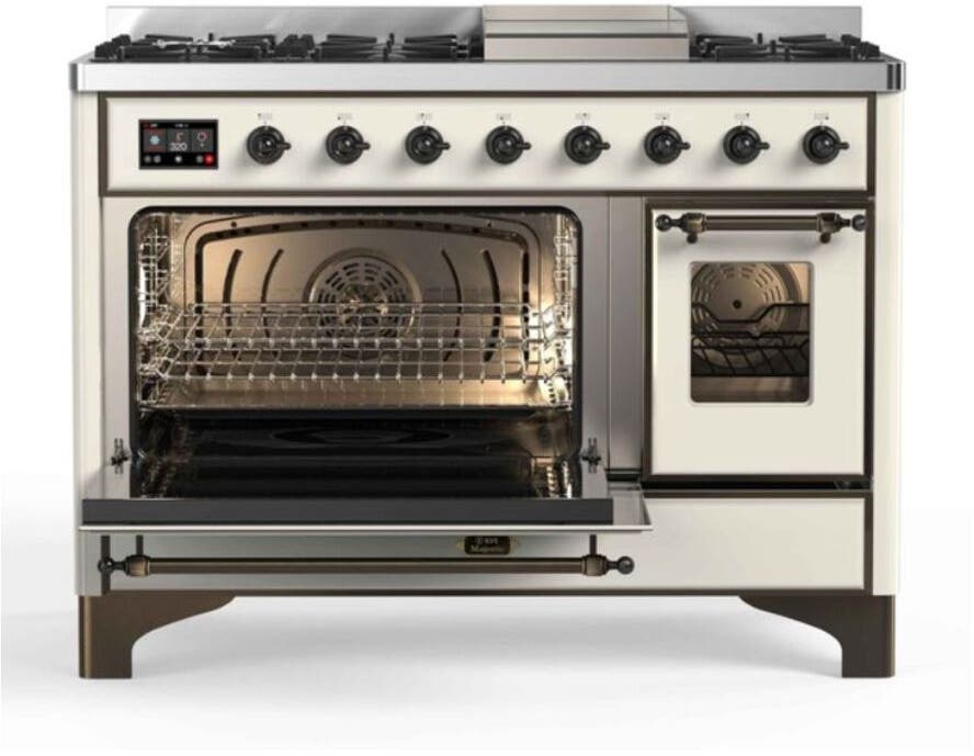 Ilve UM12FDNS3AWB Natural Gas In Antique White W/ Bronze Trim
