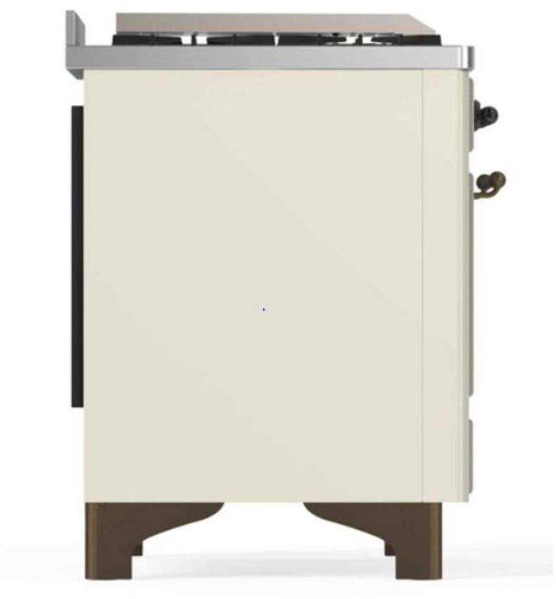 Ilve UM12FDNS3AWB Natural Gas In Antique White W/ Bronze Trim