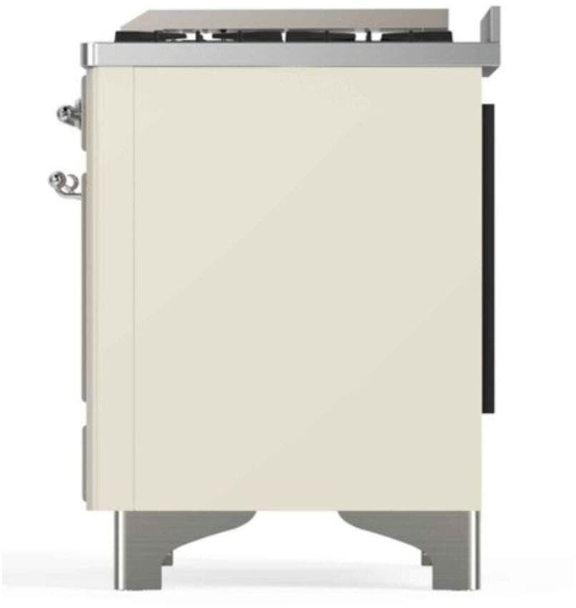 Ilve UM12FDNS3AWC Natural Gas In Antique White W/ Chrome Trim