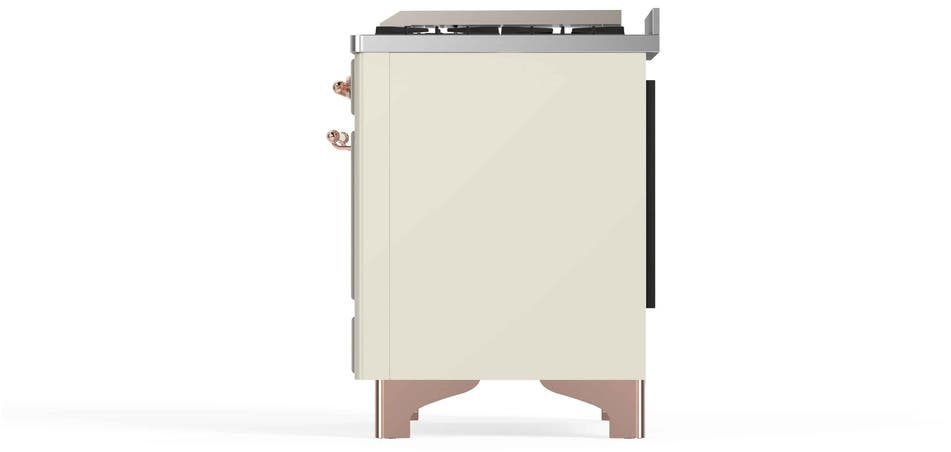 Ilve UM12FDNS3AWP Natural Gas In Antique White W/ Copper Trim