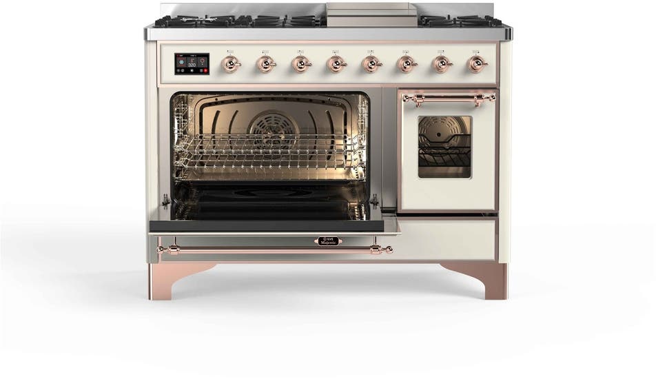 Ilve UM12FDNS3AWPLP Liquid Propane In Antique White W/ Copper Trim