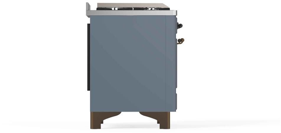 Ilve UM12FDNS3BGB Natural Gas In Blue Grey W/ Bronze Trim