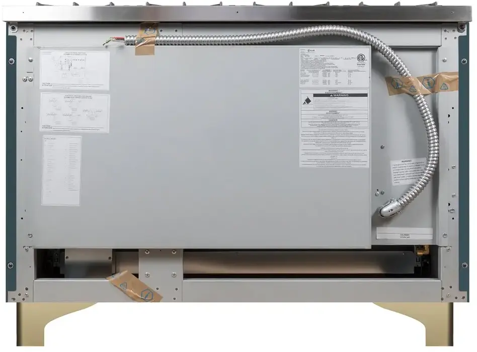 Ilve UM12FDNS3BGG Natural Gas In Blue Grey W/ Brass Trim