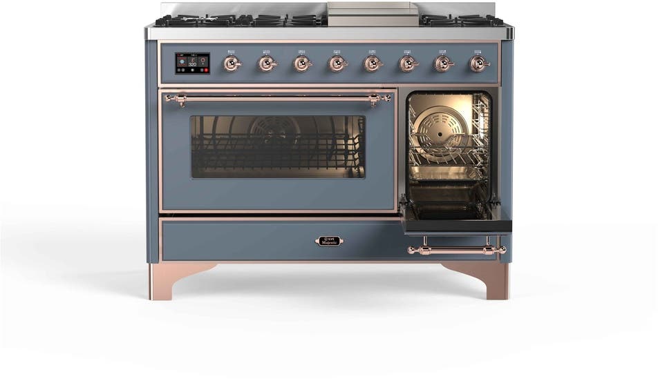 Ilve UM12FDNS3BGPLP Liquid Propane In Blue Grey W/ Copper Trim