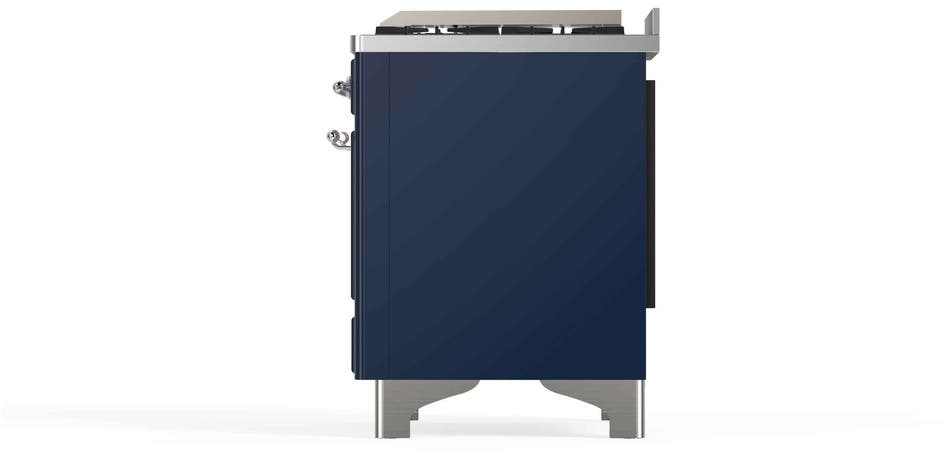 Ilve UM12FDNS3MBC Natural Gas In Midnight Blue W/ Chrome Trim