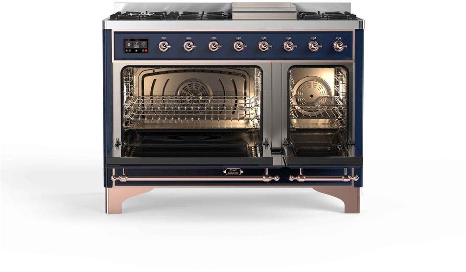 Ilve UM12FDNS3MBP Natural Gas In Midnight Blue W/ Copper Trim