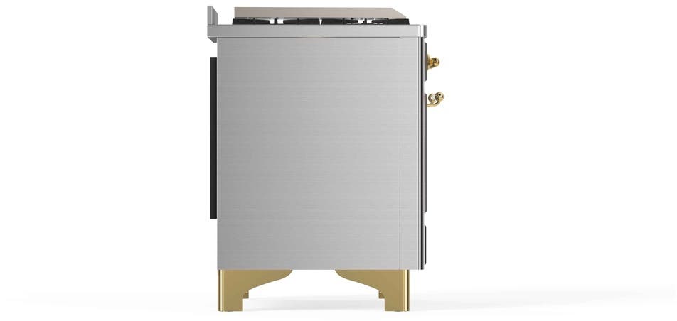 Ilve UM12FDNS3SSGLP Stainless Steel, Brass Trim - LP