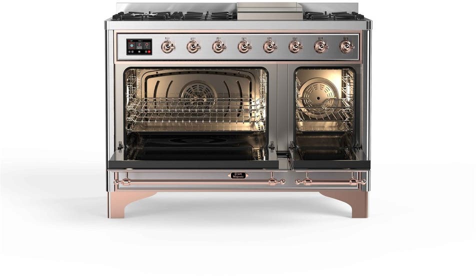 Ilve UM12FDNS3SSP Natural Gas In Stainless Steel W/ Copper Trim