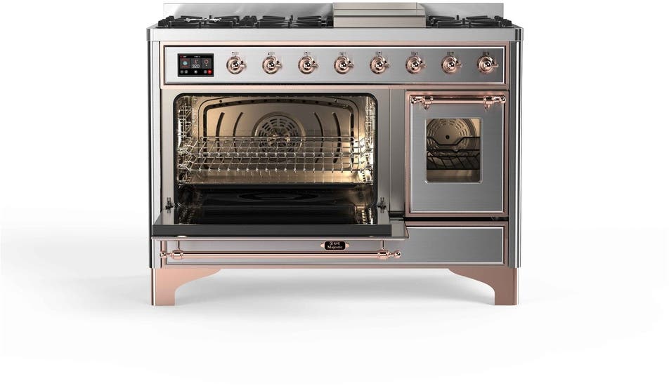 Ilve UM12FDNS3SSP Natural Gas In Stainless Steel W/ Copper Trim