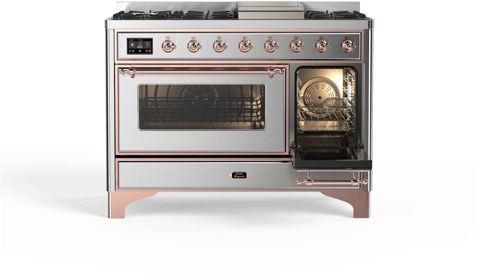Ilve UM12FDNS3SSP Natural Gas In Stainless Steel W/ Copper Trim