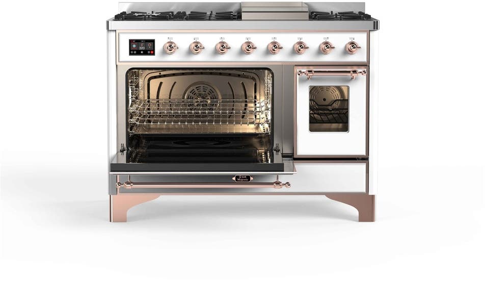 Ilve UM12FDNS3WHP Natural Gas In White W/ Copper Trim
