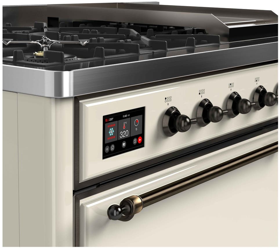 Ilve UM12FDQNS3AWBLP Liquid Propane In Antique White W/ Bronze Trim