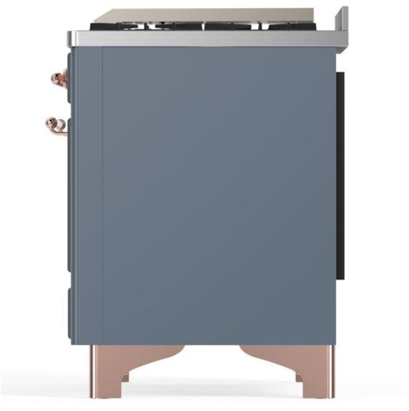 Ilve UM12FDQNS3BGP Natural Gas In Blue Grey W/ Copper Trim