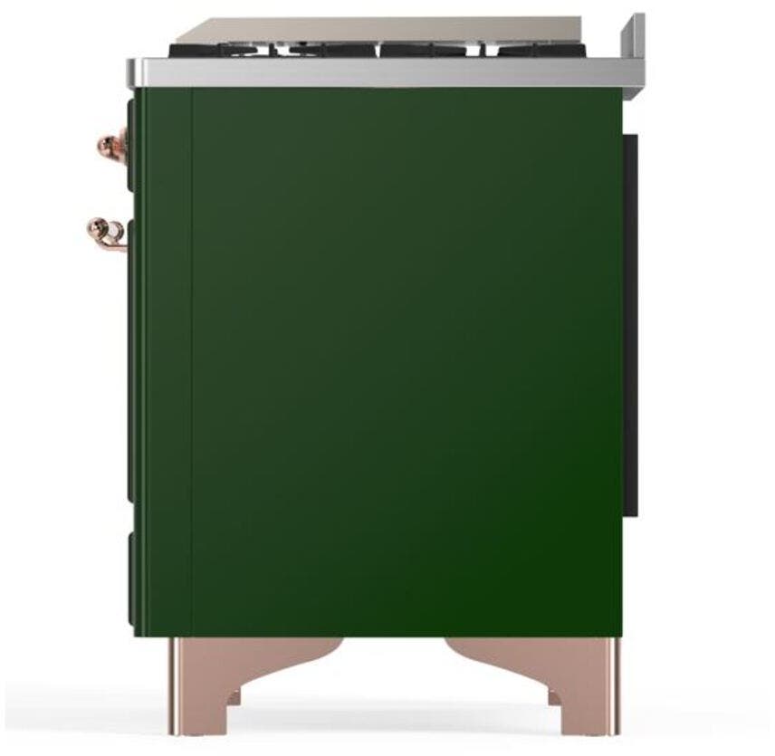 Ilve UM12FDQNS3EGPLP Liquid Propane In Emerald Green W/ Copper Trim