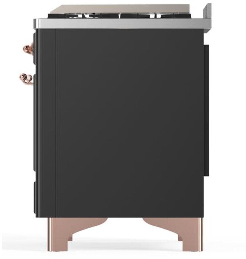 Ilve UM12FDQNS3MGP Natural Gas In Matte Graphite W/ Copper Trim