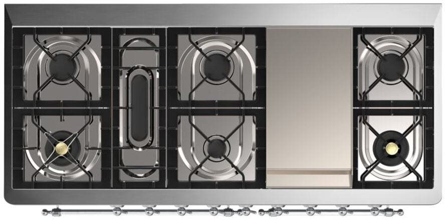 Ilve UM15FDNS3EGC Natural Gas In Emerald Green W/ Chrome Trim